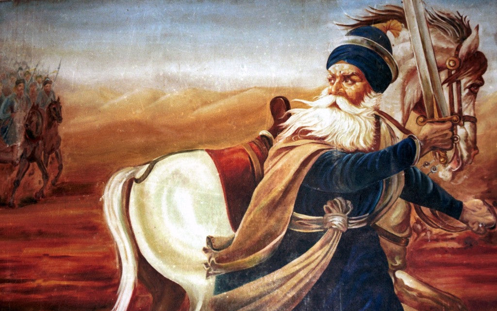 A saint, A warrior, A martyr Baba deep Singh ji Artist