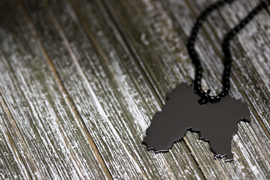 1908 Classic Punjab Map Pendant - Sikhexpo