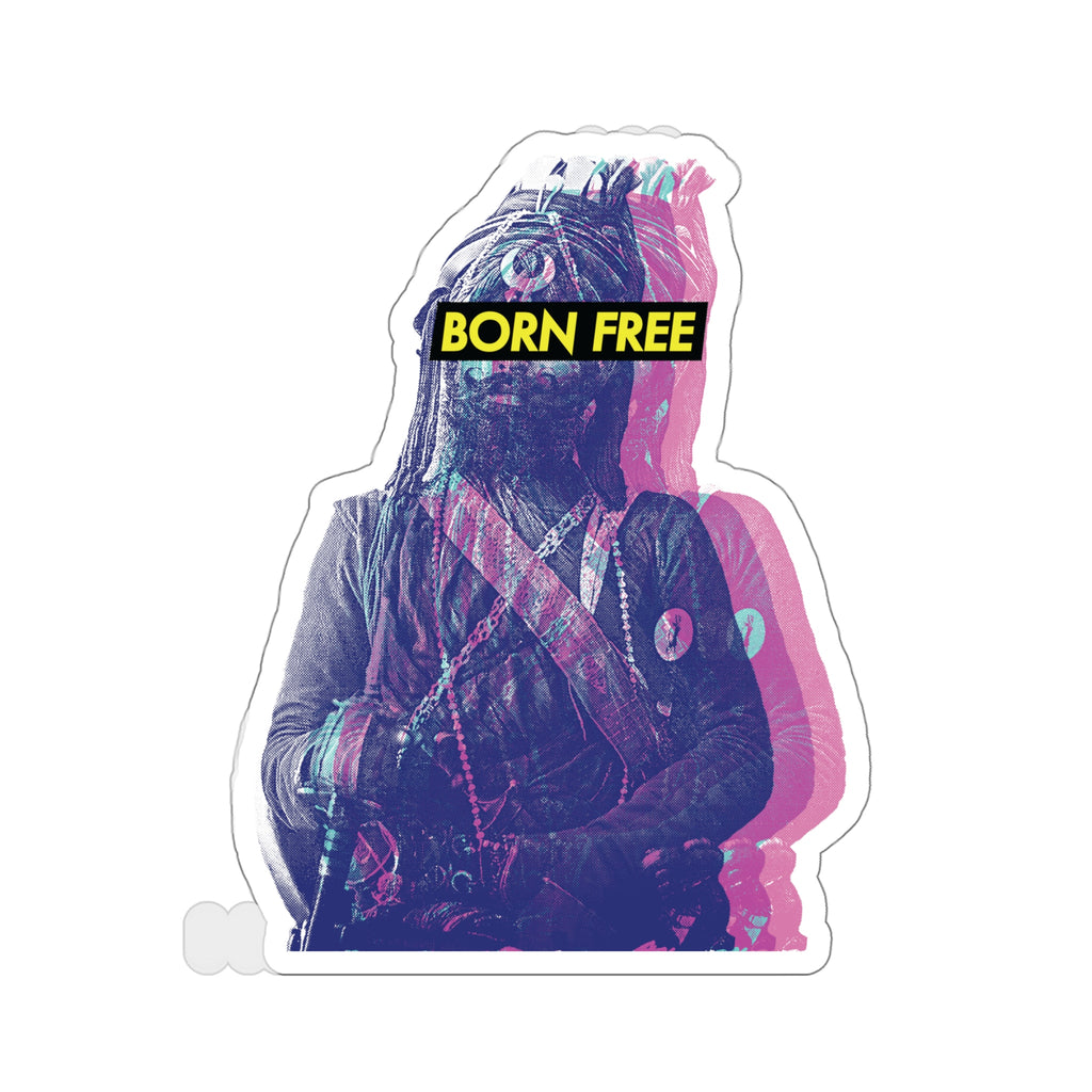 Born Free Nihang (purple) - Decal Sticker - Sikhexpo