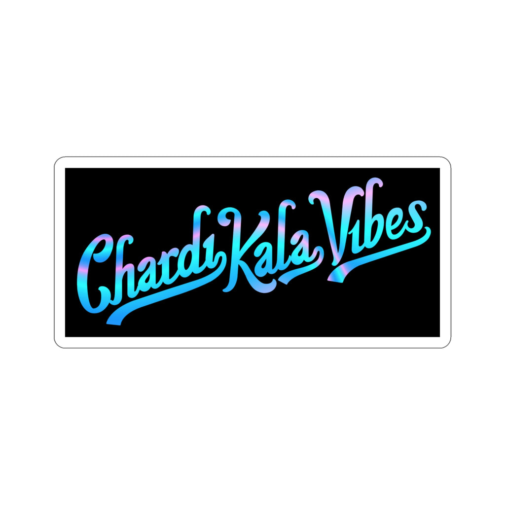 Chardi Kala Vibes Wavy - Decal Sticker - Sikhexpo