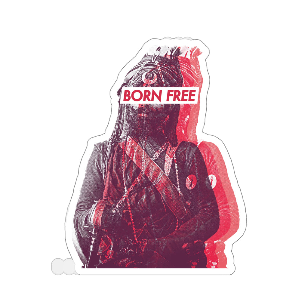 Born Free (fire red) - Decal Sticker - Sikhexpo
