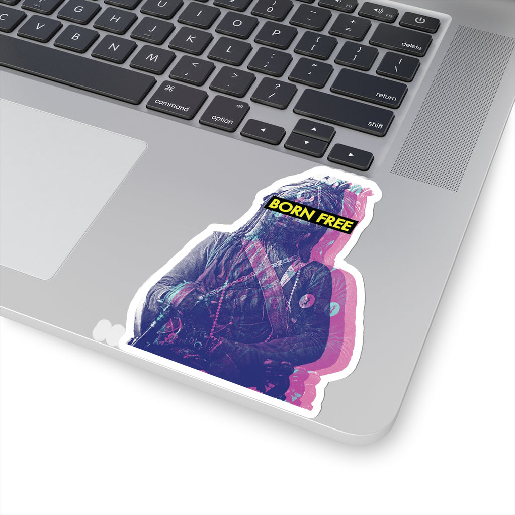 Born Free Nihang (purple) - Decal Sticker - Sikhexpo