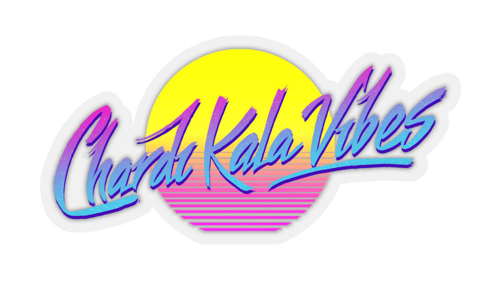 Chardi Kala Vibes Retro - Decal Sticker - Sikhexpo