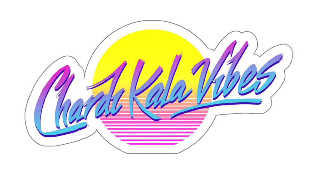 Chardi Kala Vibes Retro - Decal Sticker - Sikhexpo