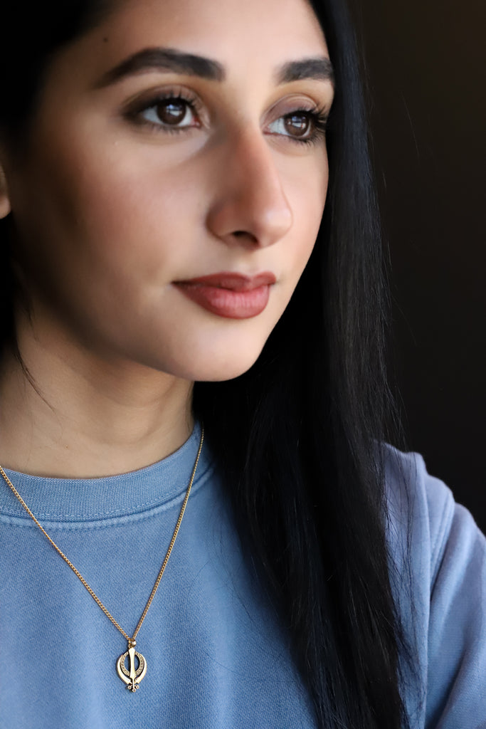 Paisley Khanda Necklace - Sikhexpo