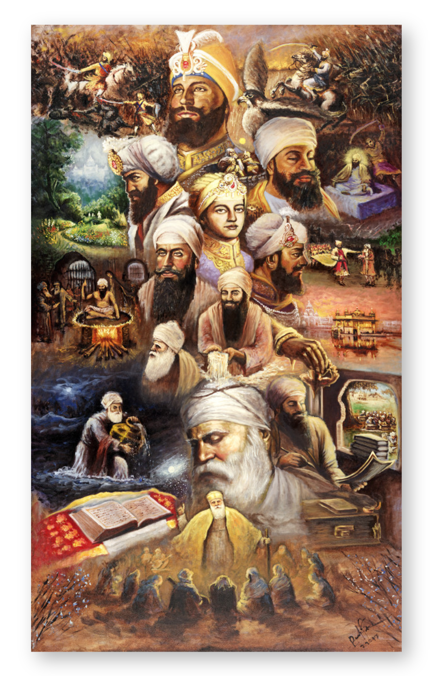 sikh drawings