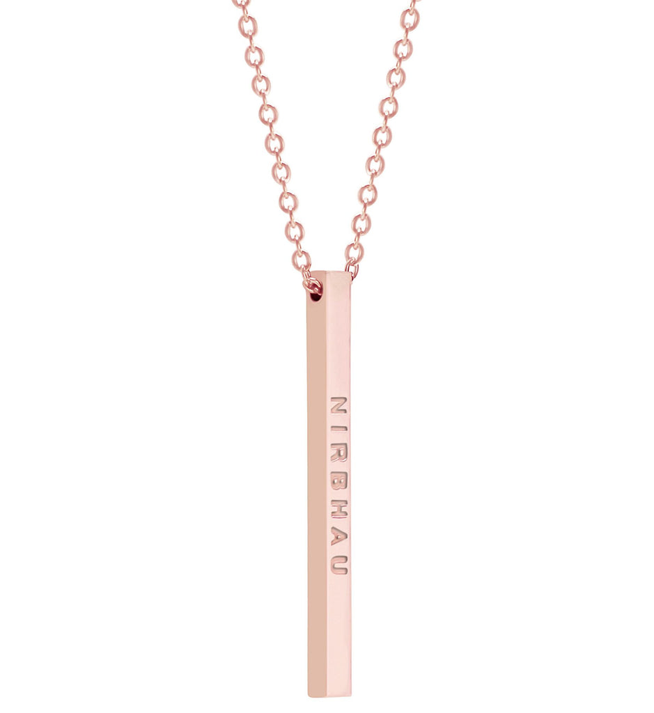 Nirbhau Nirvair Bar Necklace - Sikhexpo